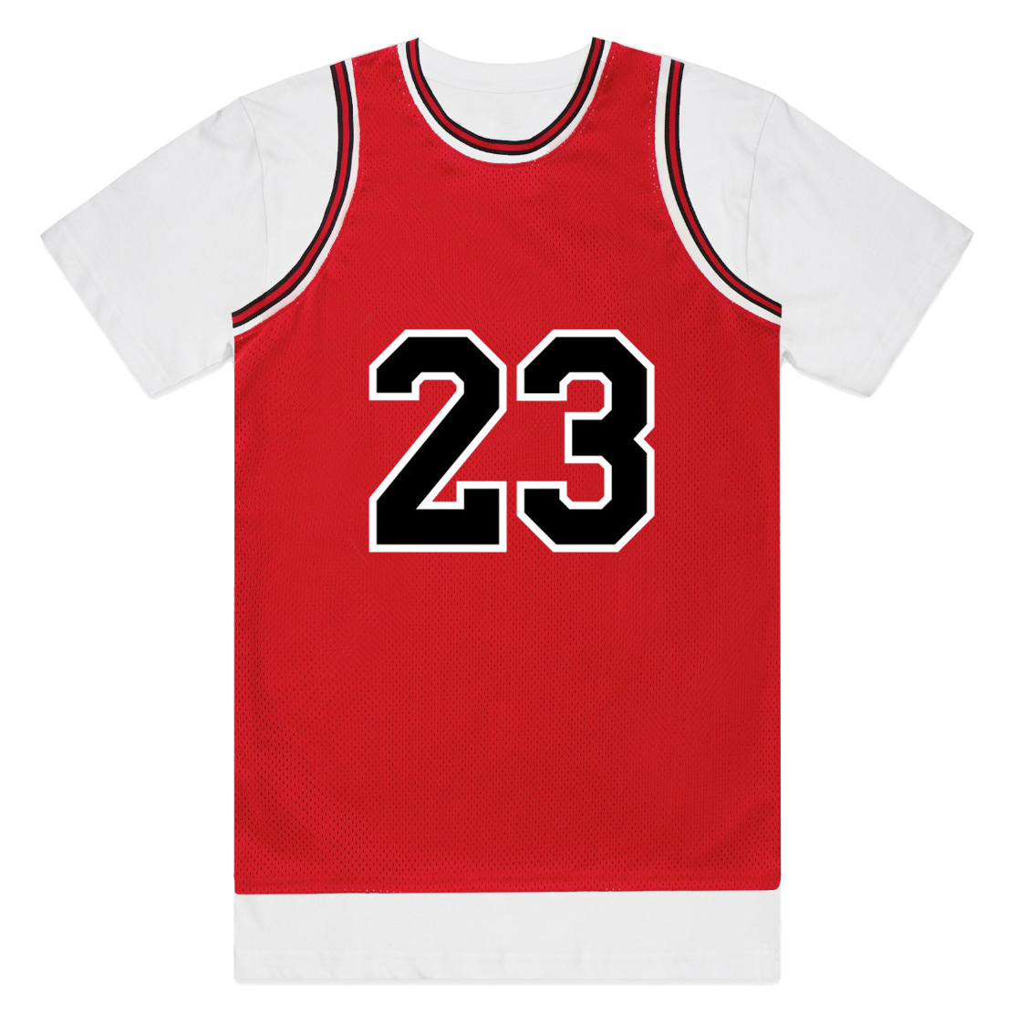 "AIR" JERSEY TEE - WHITE